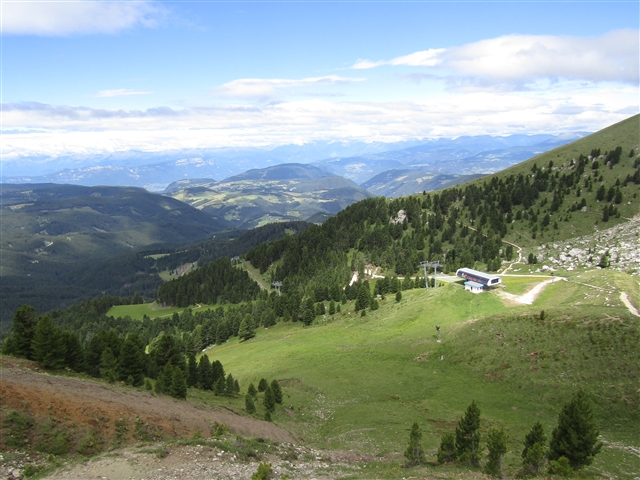 Panorama da sopra malga Mayer
